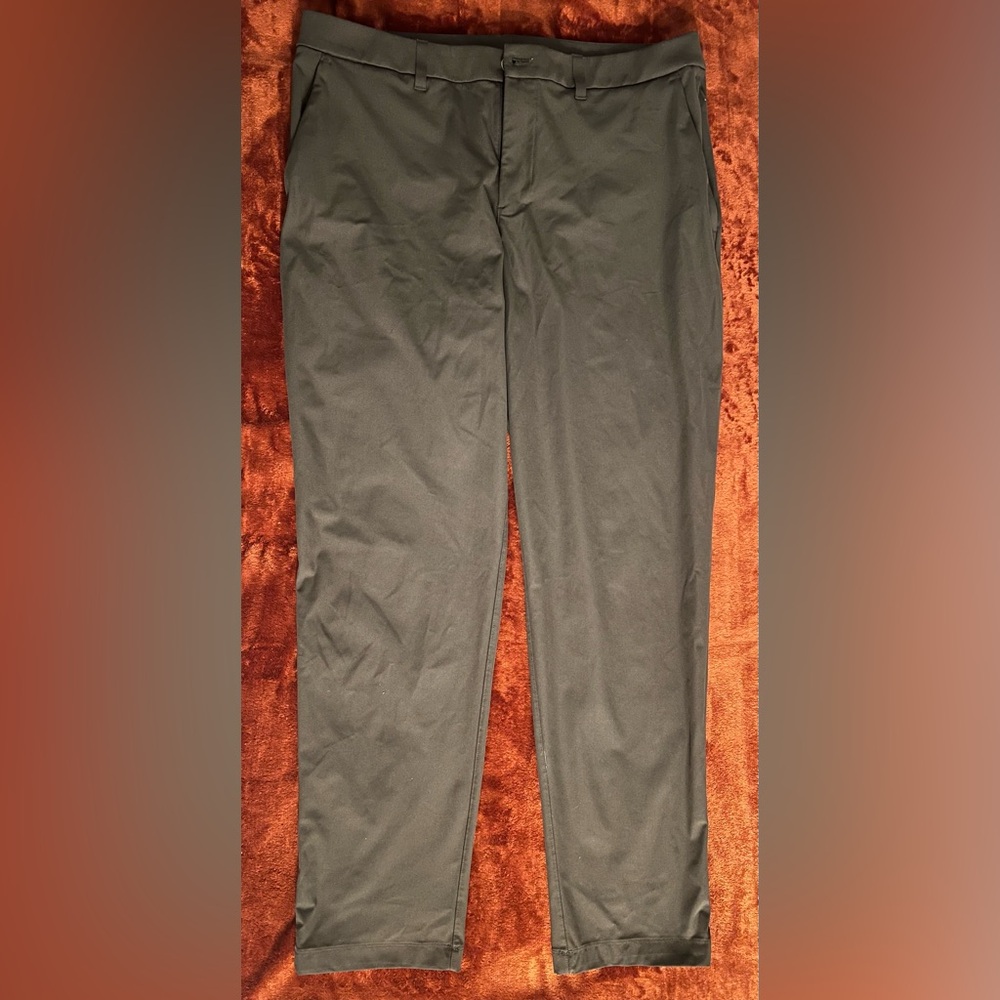 Men's Black Dress Pants - Classic Straight Fit